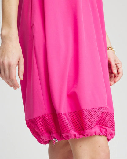 Chico's Women | Zenergy® UPF Mesh-Trim Bungee Dress CRUSHED BERRIES
