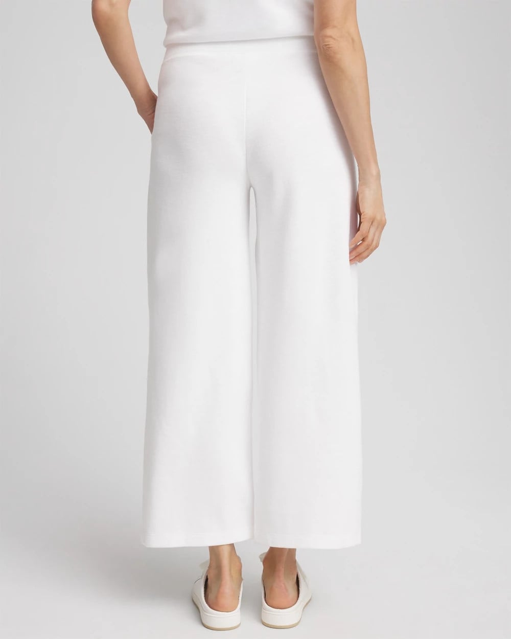 Chico's Women | Zenergy® Beach Slub Cropped Pants ALABASTER