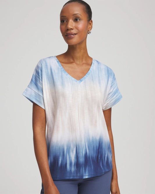 Chico's Women | Zenergy® Slub Short-Sleeve Tee PASSPORT BLUE