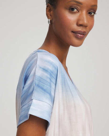 Chico's Women | Zenergy® Slub Short-Sleeve Tee PASSPORT BLUE