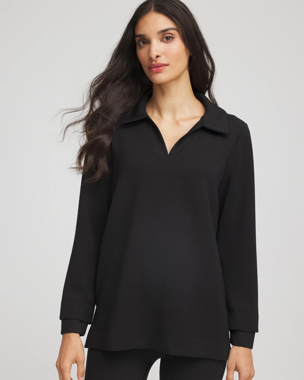 Chico's Women | Zenergy® Collared Tunic BLACK
