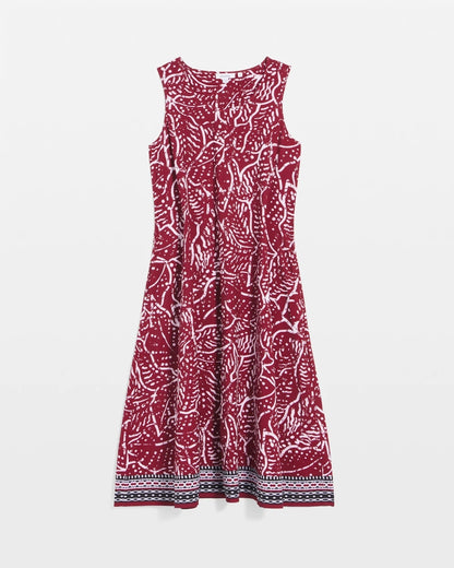 Chico's Women | Zenergy® UPF Printed Midi Sports Dress RUSSET RED