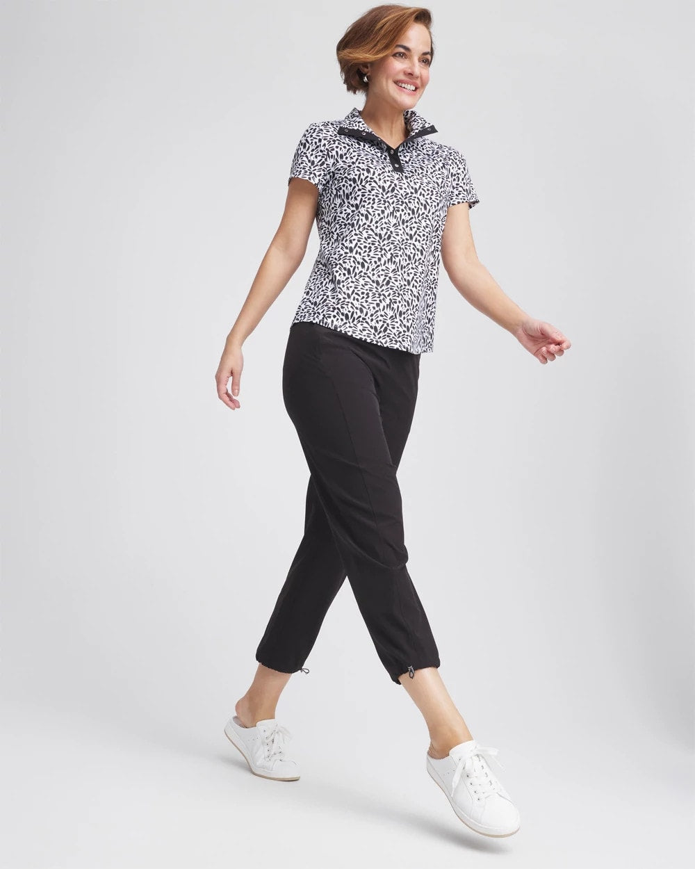 Chico's Women | Zenergy® UPF Bungee Crop BLACK