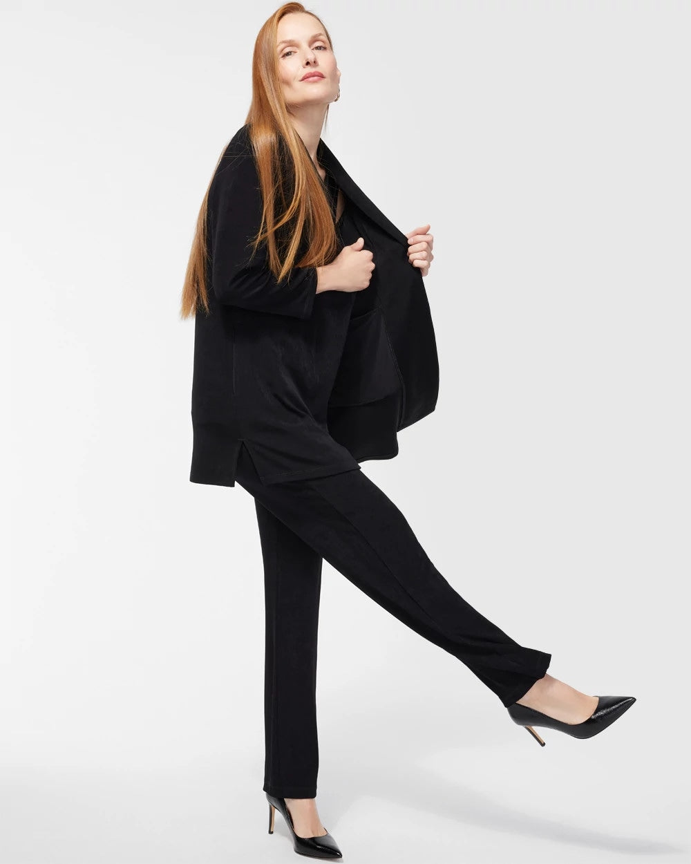 Chico's Women | Travelers™ Classic No Tummy Pants BLACK