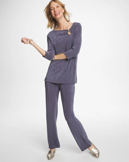 Chico's Women | Travelers™ No Tummy Pants SOFT SLATE
