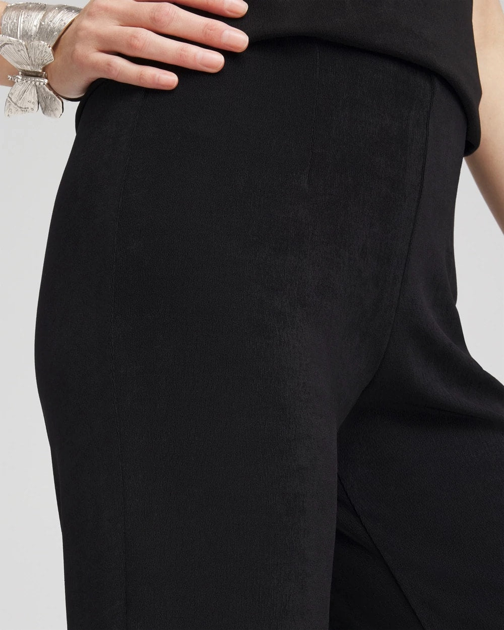 Chico's Women | Travelers™ No Tummy Cropped Pants TRAVELERS BLACK