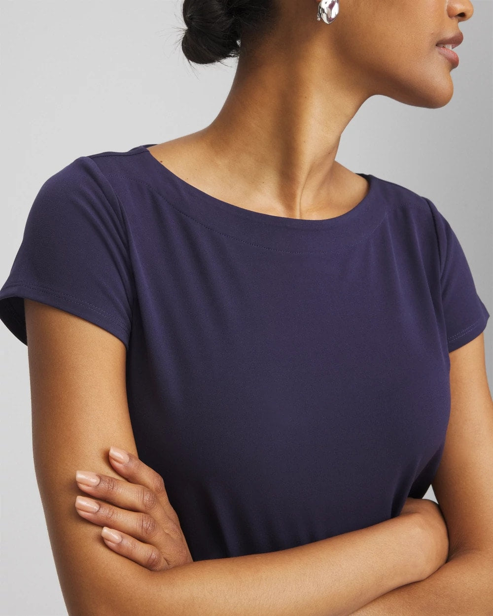 Chico's Women | Travelers™ Knit Tunic PASSPORT BLUE