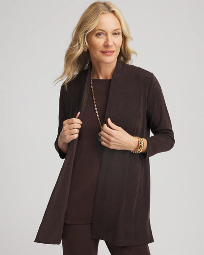 Chico's Women | Travelers™ Classic Side-Slit Tank COCOA BEAN