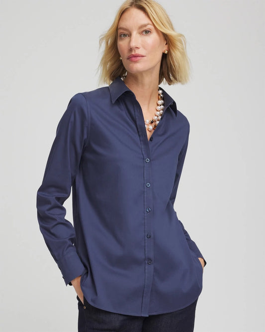 Chico's Women | No Iron™ Stretch Shirt INDIGO SKY