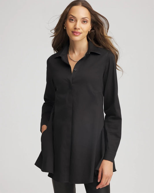 Chico's Women | No Iron™ Pocketed Tunic BLACK