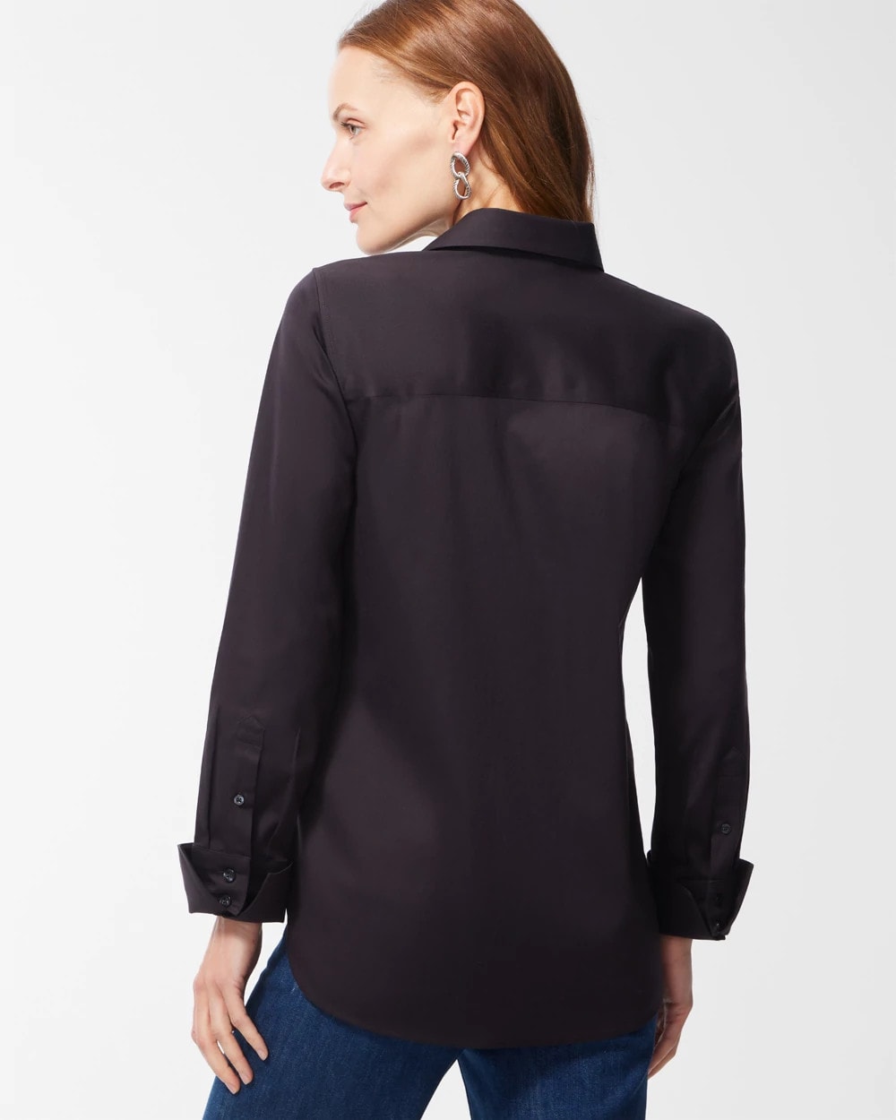 Chico's Women | No-Iron™ Stretch Shirt BLACK