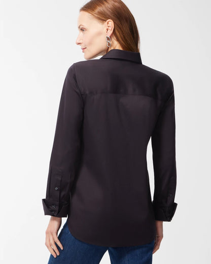 Chico's Women | No-Iron™ Stretch Shirt BLACK
