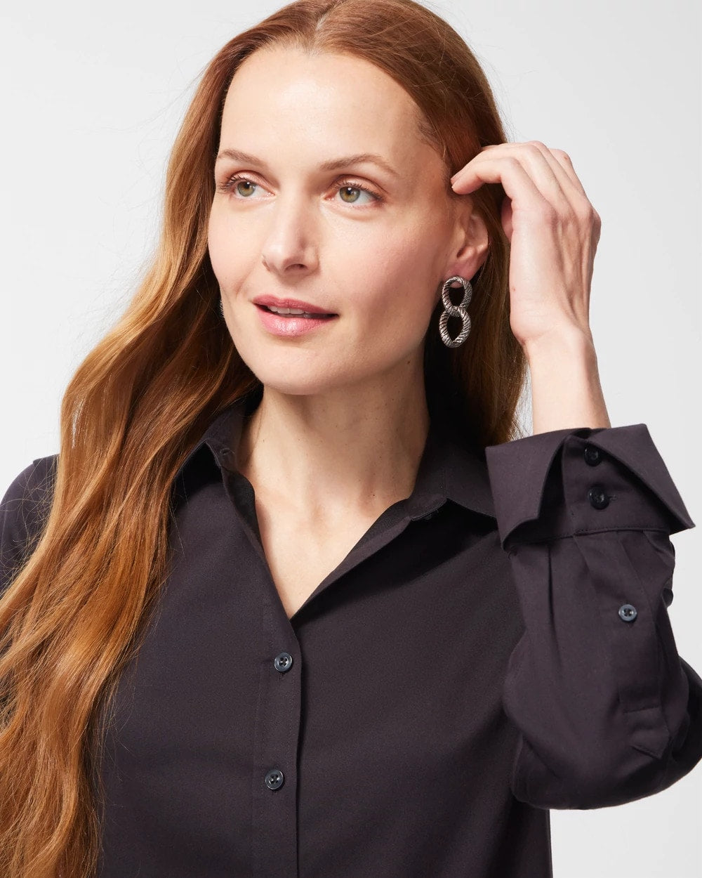 Chico's Women | No-Iron™ Stretch Shirt BLACK