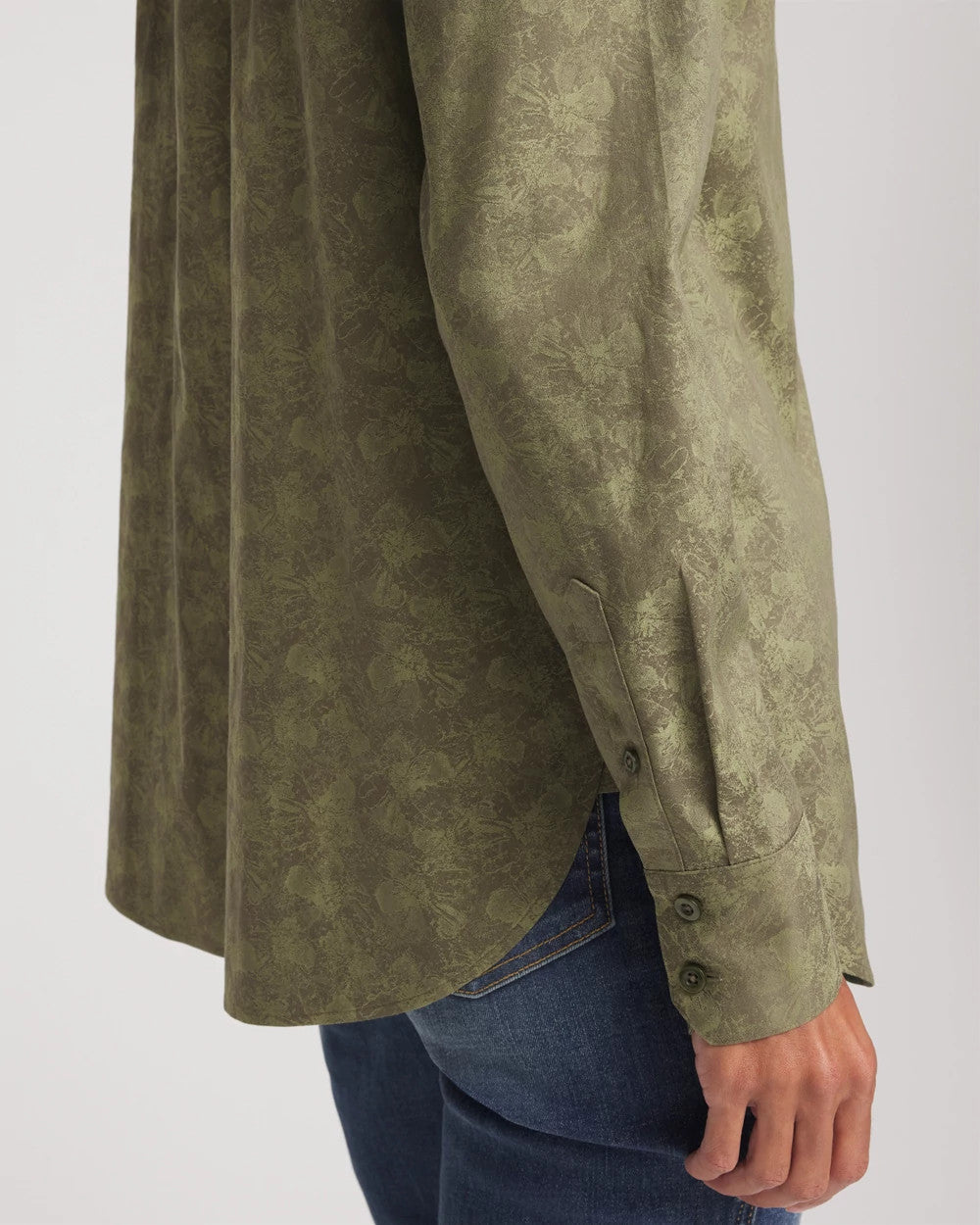 Chico's Women | No Iron™ Jacquard Shirt SAGE MEADOW