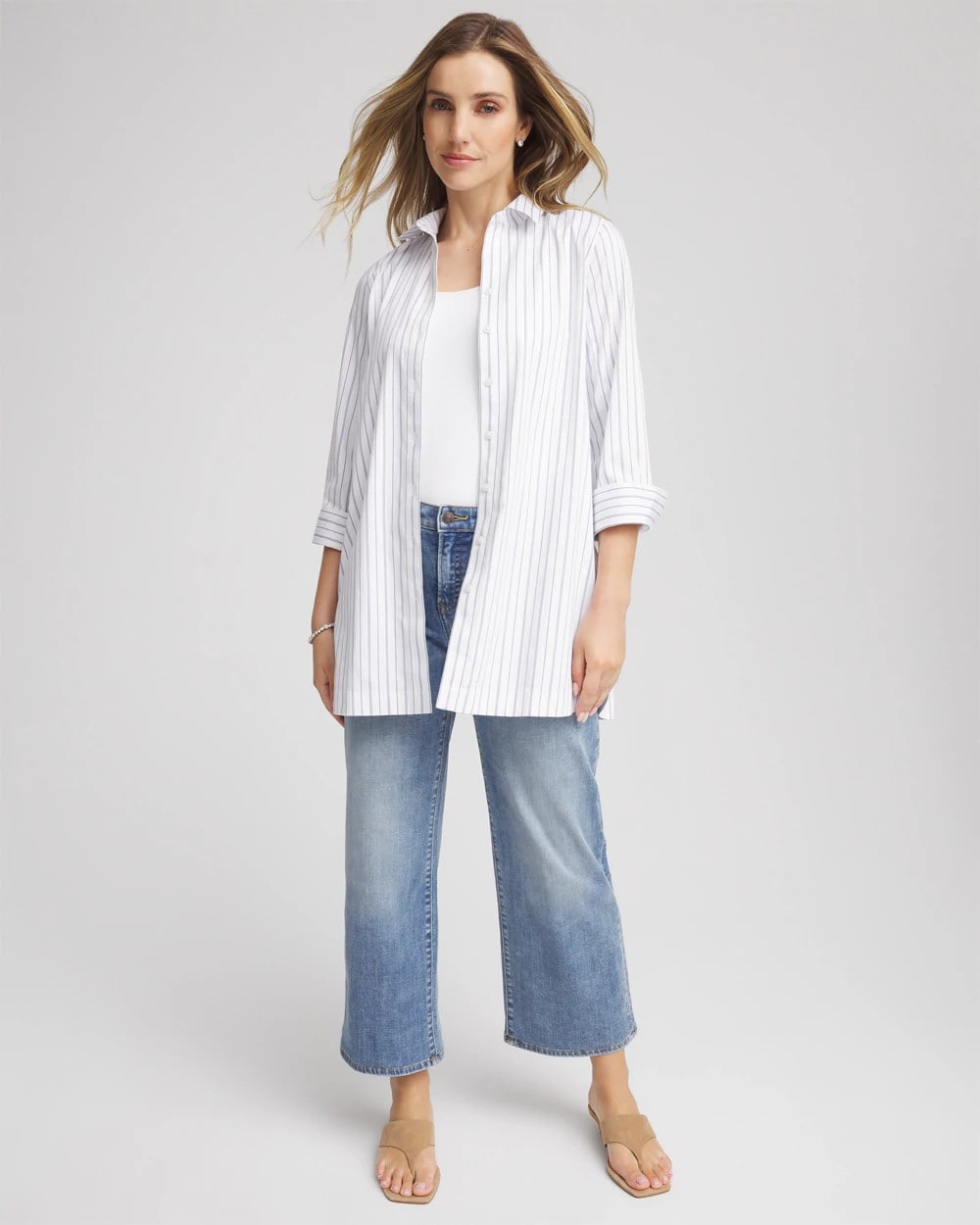 Chico's Women | No Iron™ Classic-Fit Tunic BLUE LOTUS