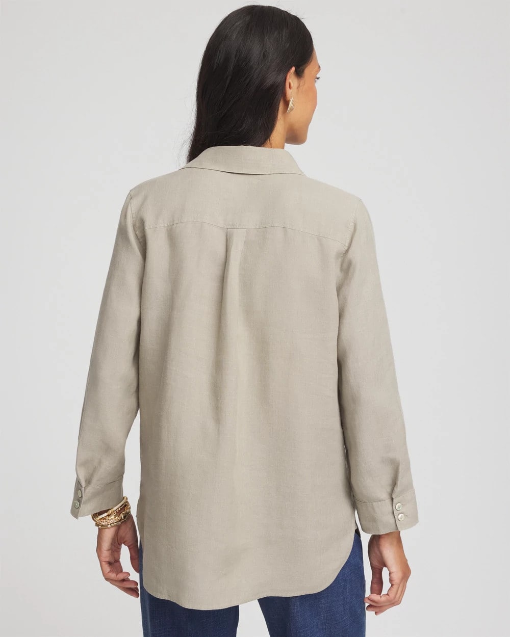 Chico's Women | No Iron™ Linen Shirt WASHED SAGE