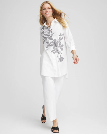 Chico's Women | No Iron™ Pocketed Tunic OPTIC WHITE