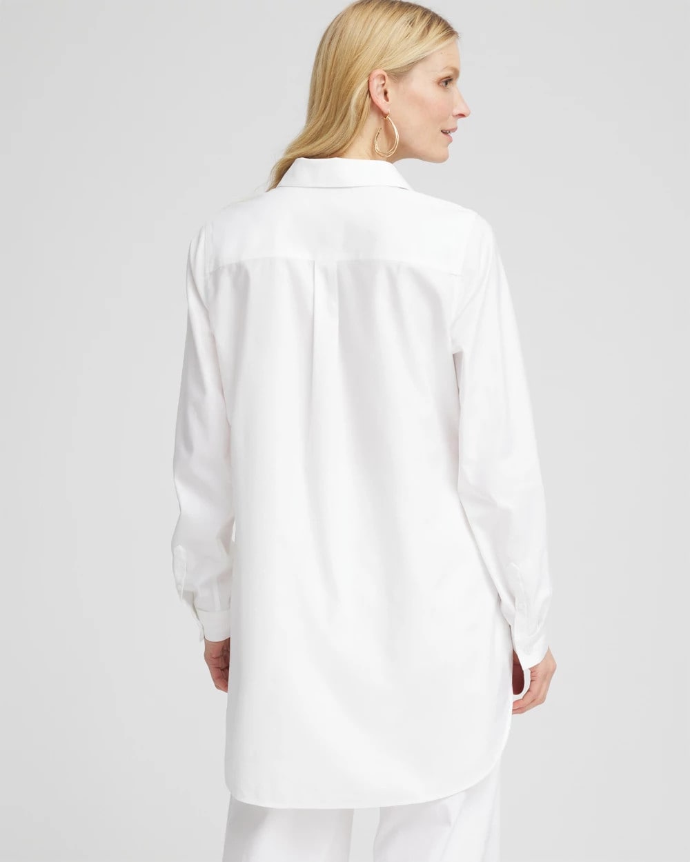 Chico's Women | No Iron™ Pocketed Tunic OPTIC WHITE