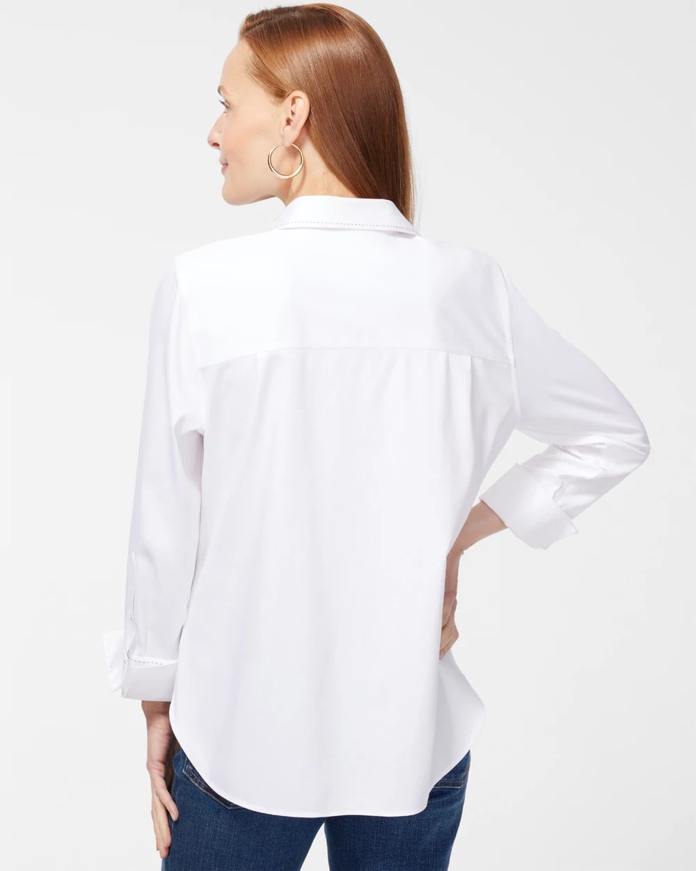 Chico's Women | No-Iron™ Stretch Shirt OPTIC WHITE