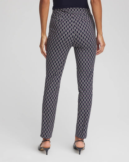 Chico's Women | Brigitte™ Chain Connection Slim Ankle Pants PASSPORT BLUE