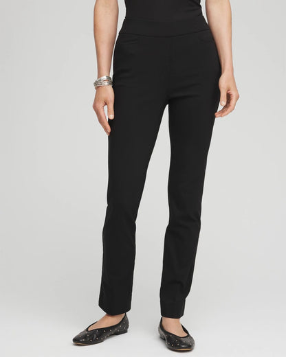 Chico's Women | Brigitte™ Slim Pull-On Ankle Pants BLACK