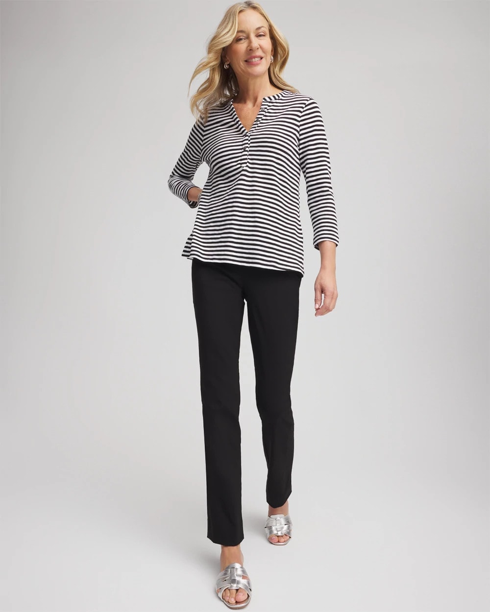 Chico's Women | Brigitte™ Slim Full-Length Pants BLACK