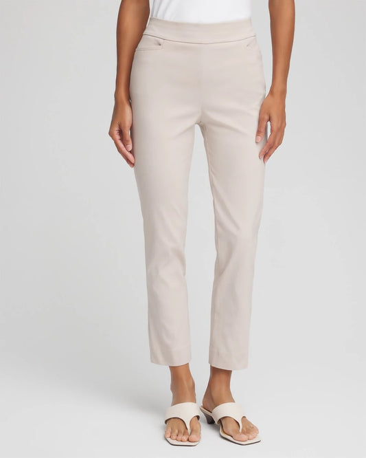 Chico's Women | Brigitte™ Slim Pull-On Ankle Pants SMOKEY TAUPE