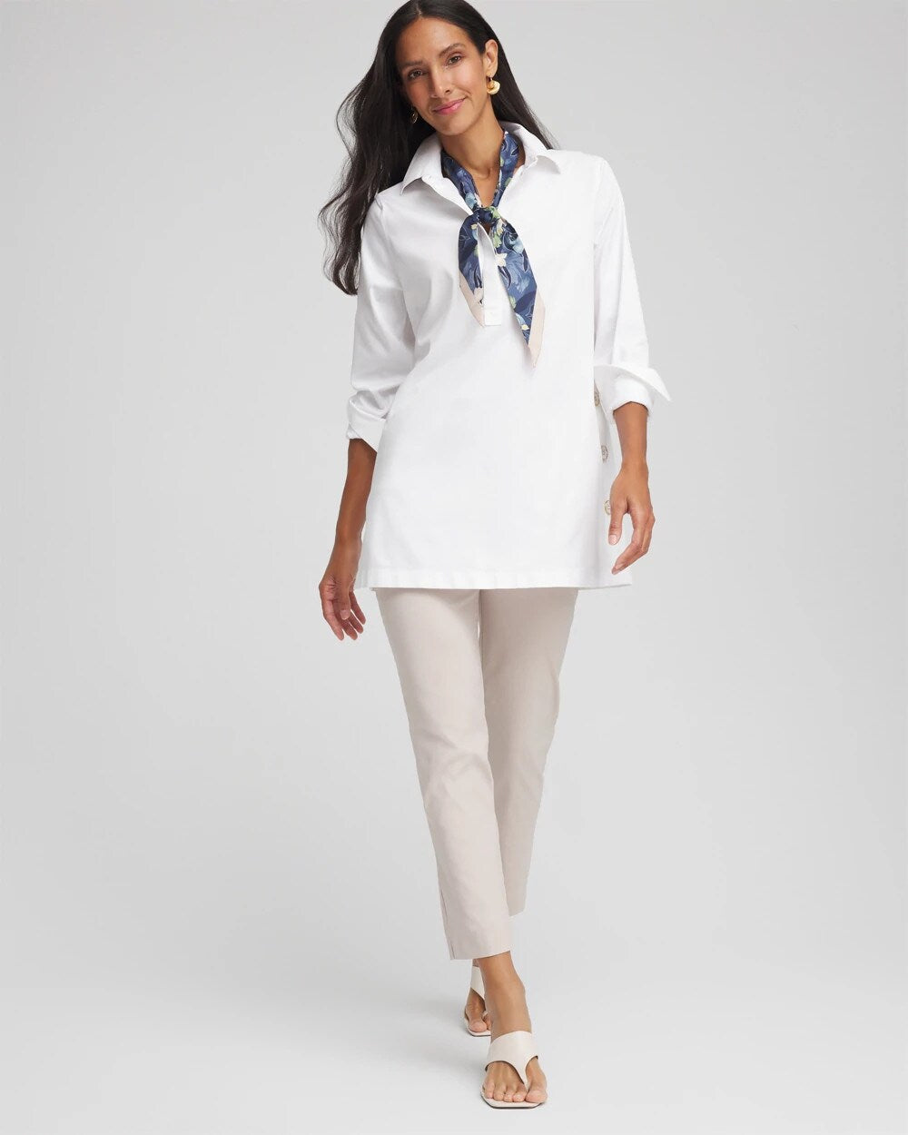 Chico's Women | Brigitte™ Slim Pull-On Ankle Pants SMOKEY TAUPE
