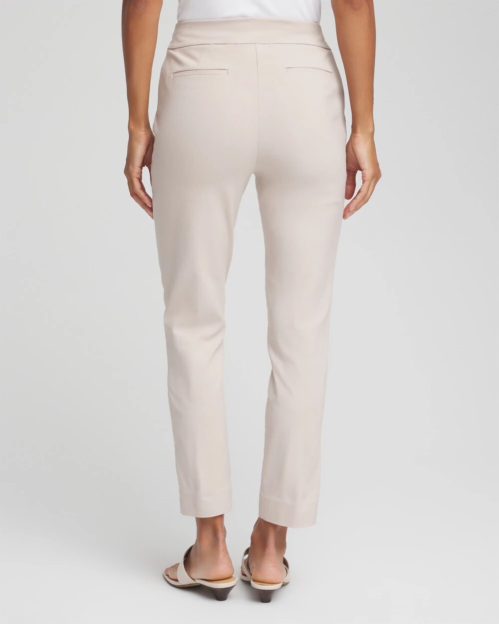 Chico's Women | Brigitte™ Slim Pull-On Ankle Pants SMOKEY TAUPE