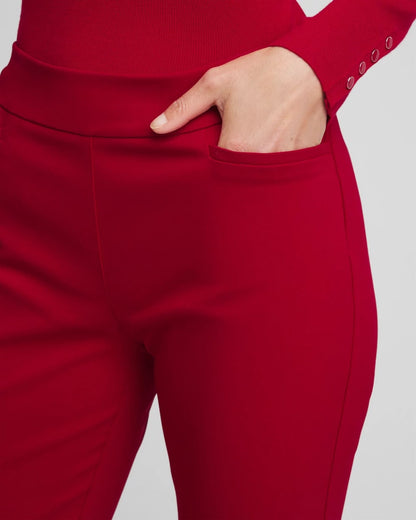Chico's Women | Brigitte™ Slim Pull-On Ankle Pants CARMINE RED