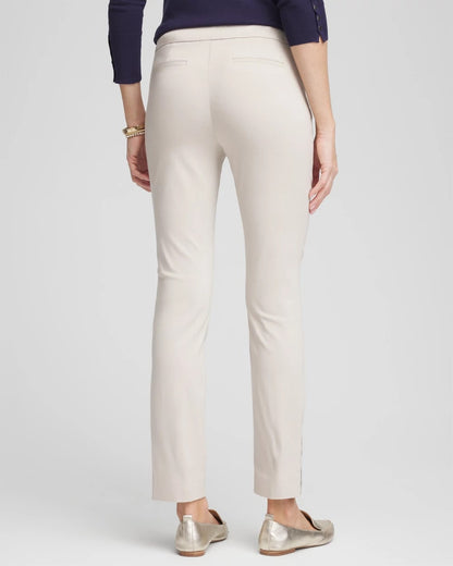 Chico's Women | Brigitte™ Pull-On Slim Rivet Ankle Pants SMOKEY TAUPE