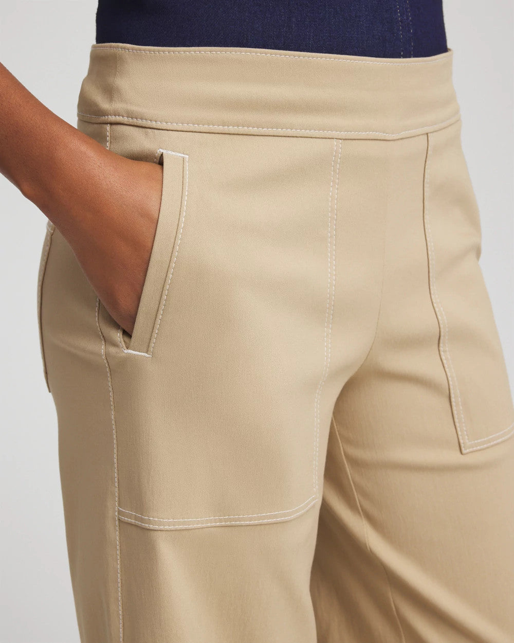 Chico's Women | Brigitte™ Utility Wide-Leg Cropped Pants CAFE AROMA