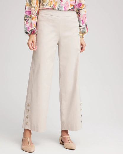 Chico's Women | Brigitte™ Cropped Wide-Leg Pants SMOKEY TAUPE