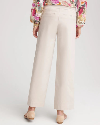 Chico's Women | Brigitte™ Cropped Wide-Leg Pants SMOKEY TAUPE