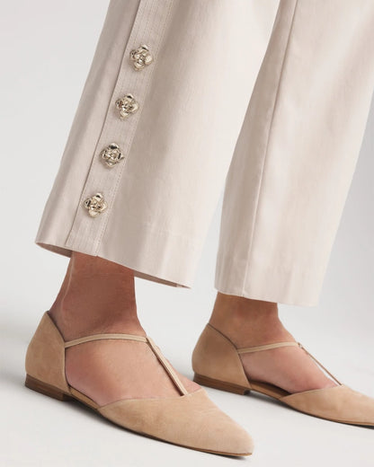 Chico's Women | Brigitte™ Cropped Wide-Leg Pants SMOKEY TAUPE
