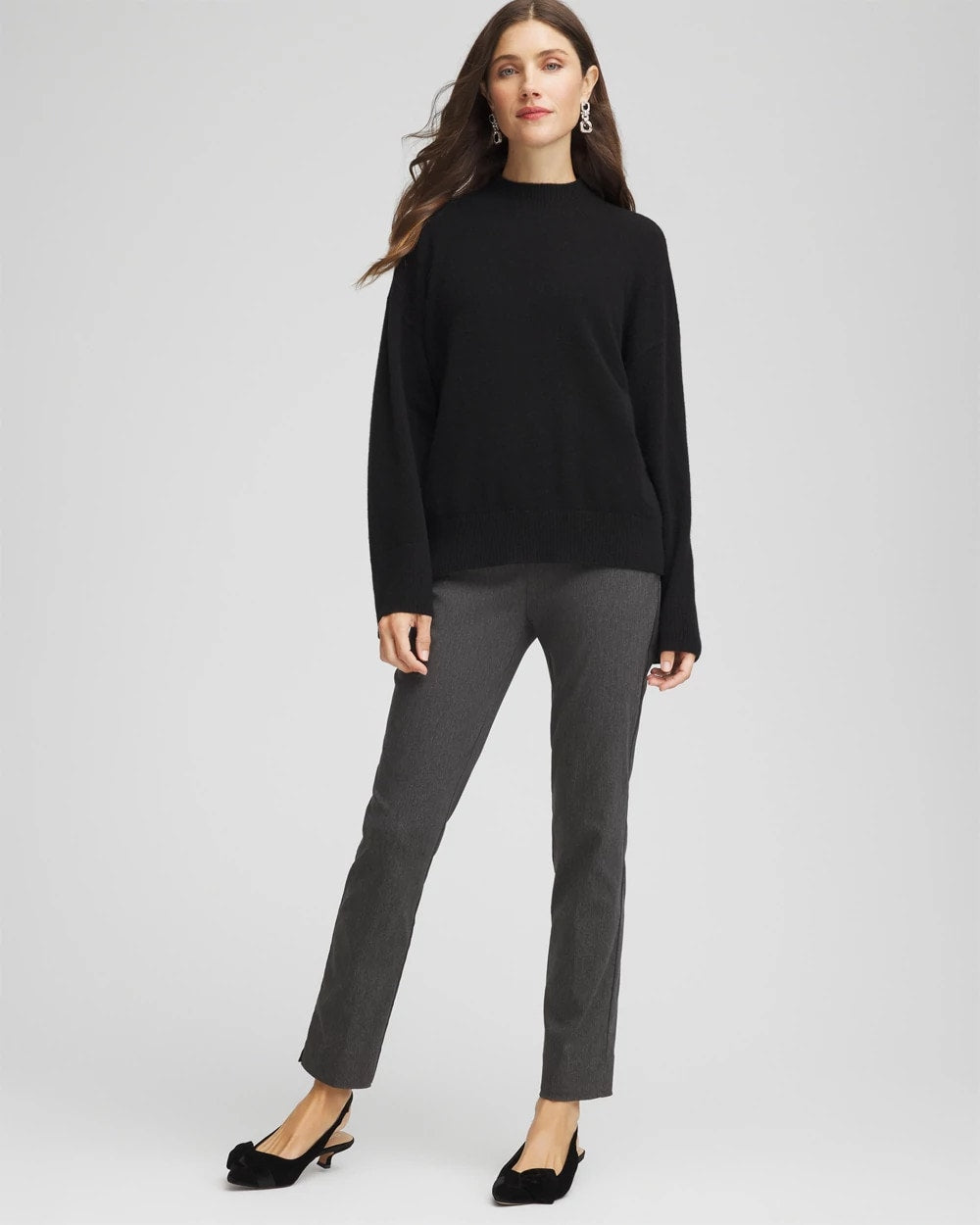 Chico's Women | Brigitte™ Slim Ankle Pants GRAPHITE HEATHER GRAY