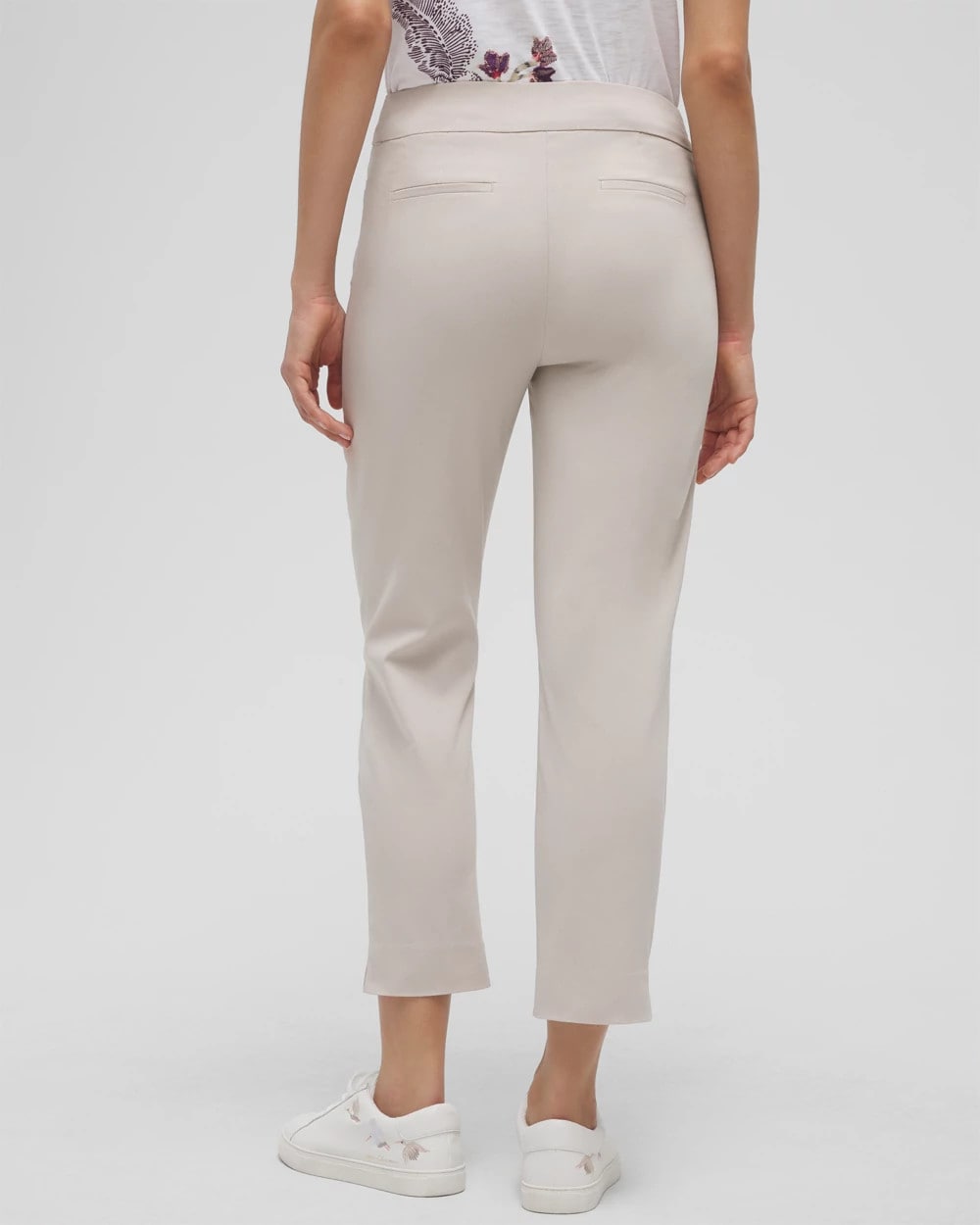 Chico's Women | Brigitte™ Pull-On Slim Cropped Pants SMOKEY TAUPE