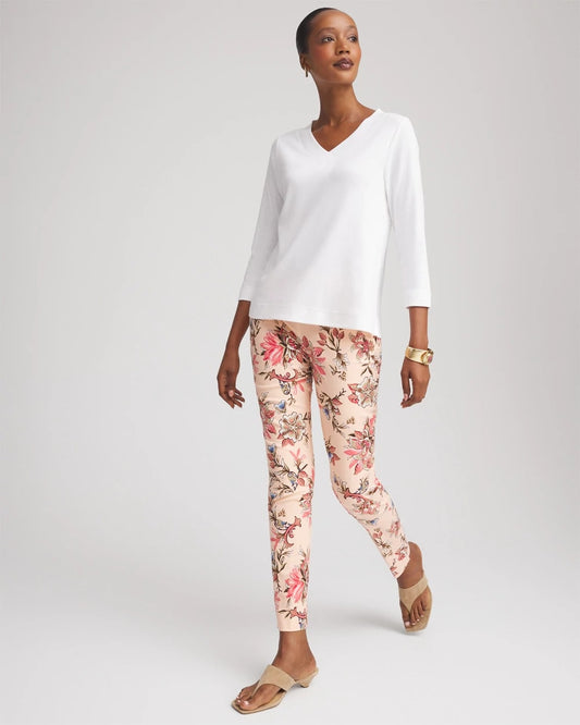 Chico's Women | Brigitte™ Pull-On Slim Ankle Pants BLUSHED