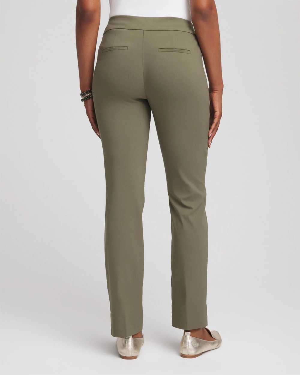 Chico's Women | Brigitte™ Slim Full-Length Pants NETTLE LEAF