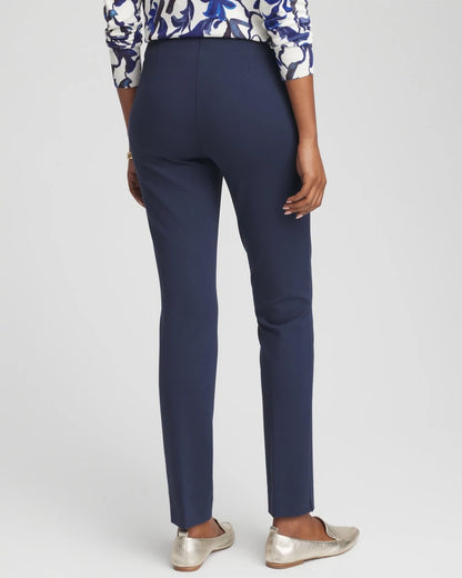Chico's Women | Juliet Slim Trim Detail Ankle Pants PASSPORT BLUE