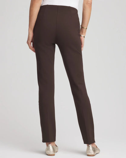 Chico's Women | Juliet Slim Trim Detail Ankle Pants COCOA BEAN
