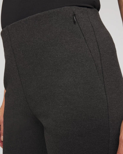 Chico's Women | Juliet Wide Full-Length Ponte Pants GRAPHITE HEATHER GRAY