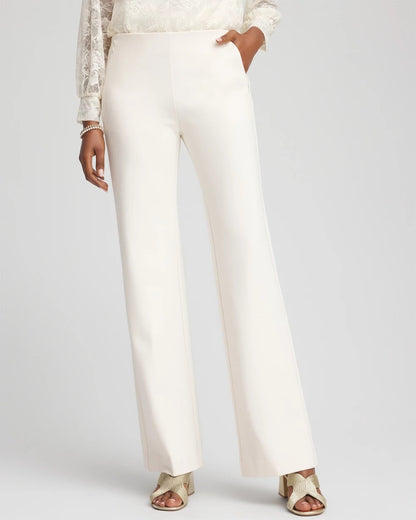 Chico's Women | Juliet Wide Full Length Pant ENGLISH CREAM