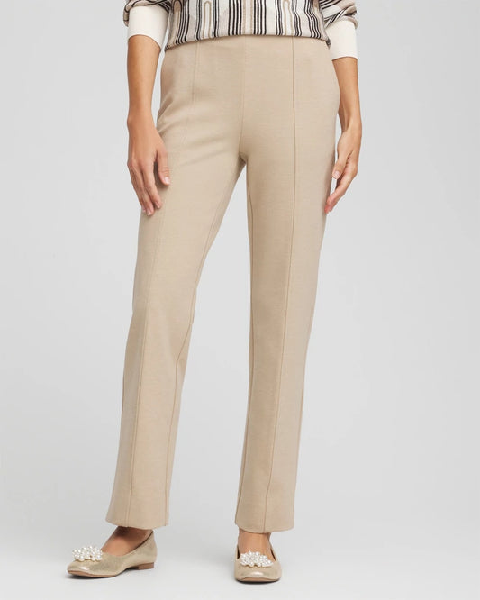Chico's Women | Juliet Straight Ankle Pants TAUPE HEATHER