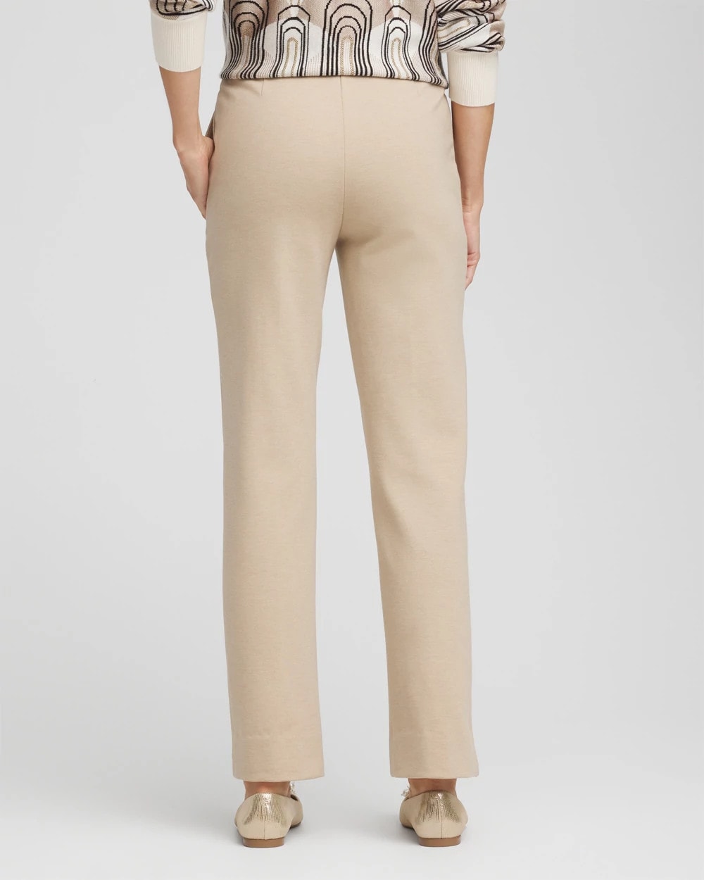 Chico's Women | Juliet Straight Ankle Pants TAUPE HEATHER