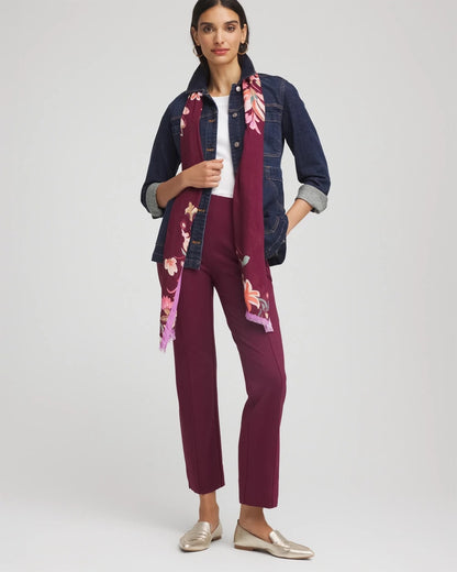 Chico's Women | Juliet Straight Ankle Pants DEEP CHIANTI
