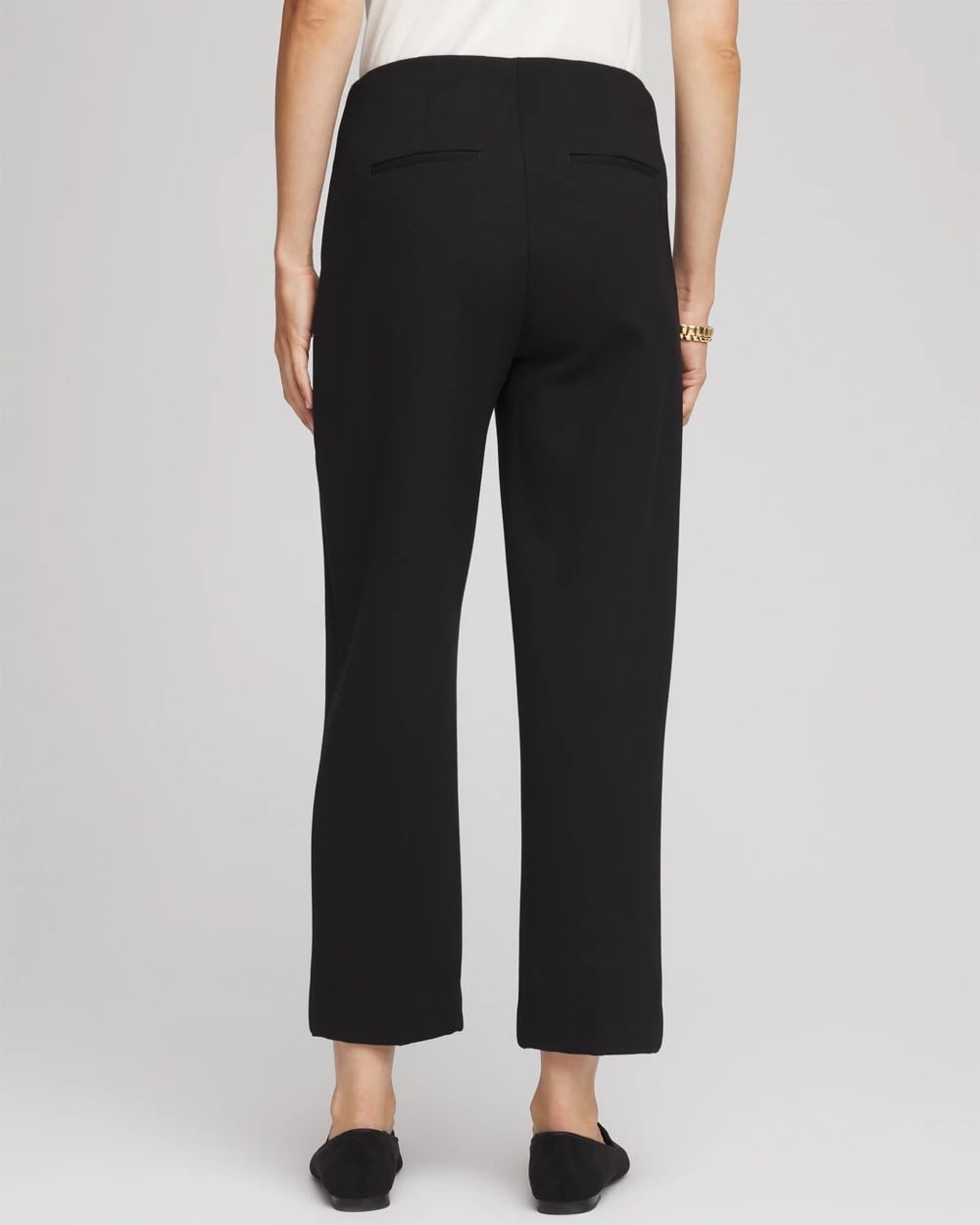 Chico's Women | Juliet Relaxed Tapered Ankle Pants BLACK