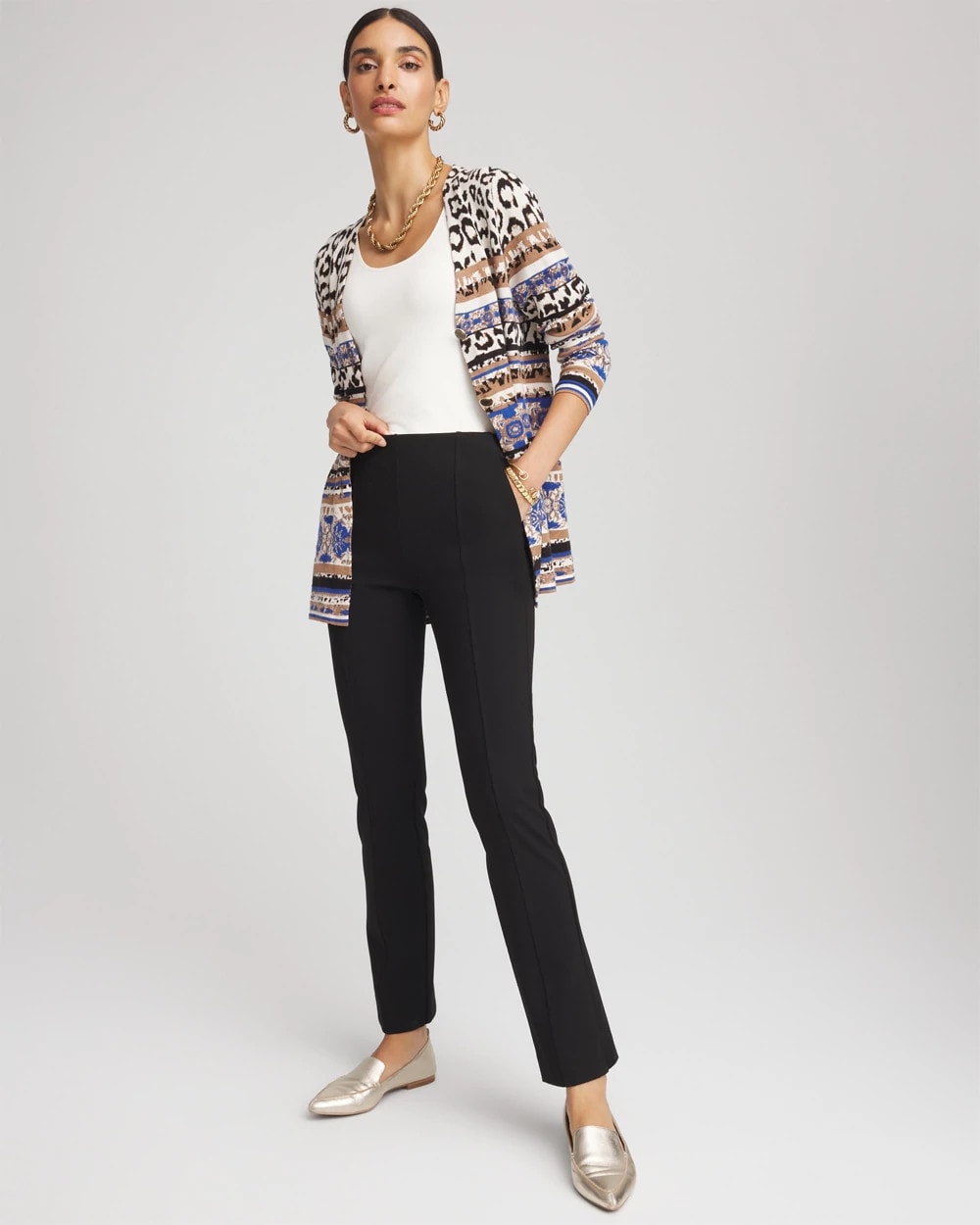 Chico's Women | Juliet Straight Ankle Pants BLACK