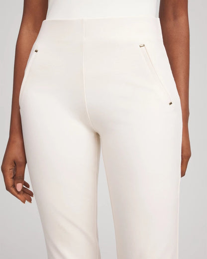 Chico's Women | Juliet Slim Trim Detail Pants ENGLISH CREAM