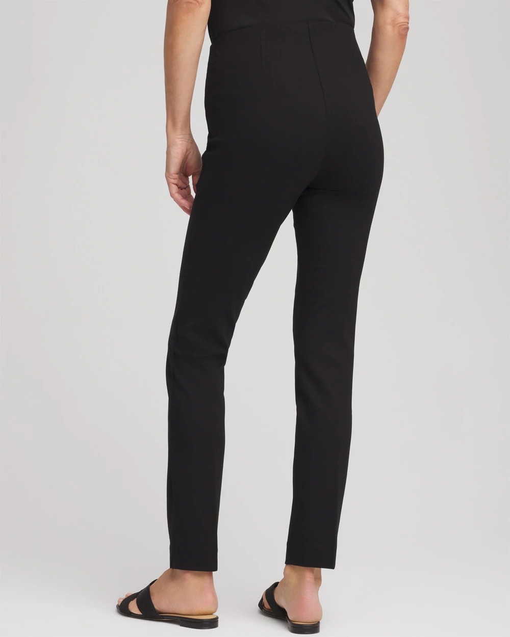 Chico's Women | Juliet Slim Trim Detail Ankle Pants BLACK